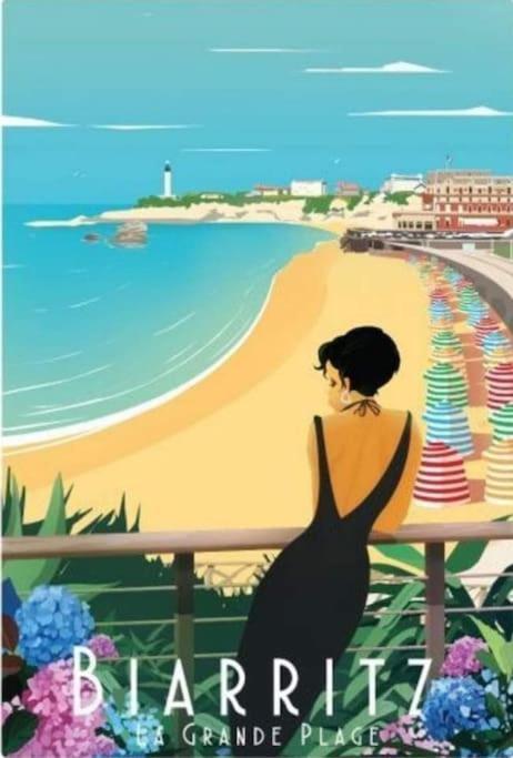 Magnifique T3 - Grande Plage Biarritz Dış mekan fotoğraf